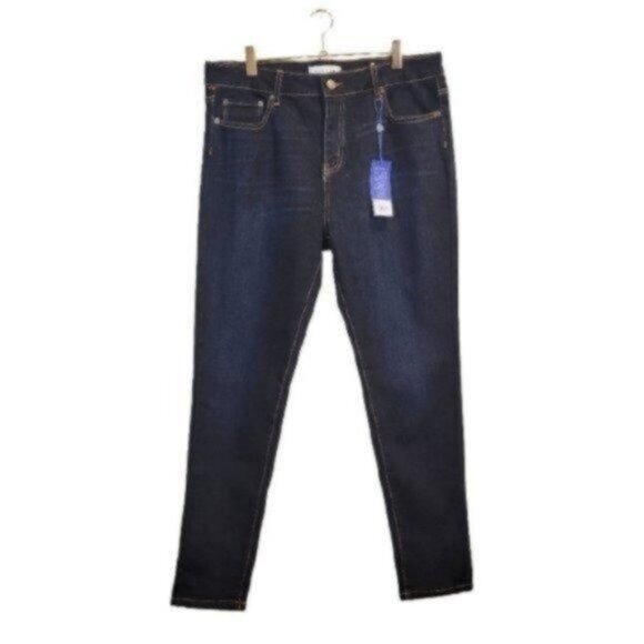 PopSugar | High Rise Skinny Jeans Dark Rince Wash NWT - Picture 1 of 12